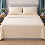 Soft Beige Double Bedsheet - DBS1988 - Image 2
